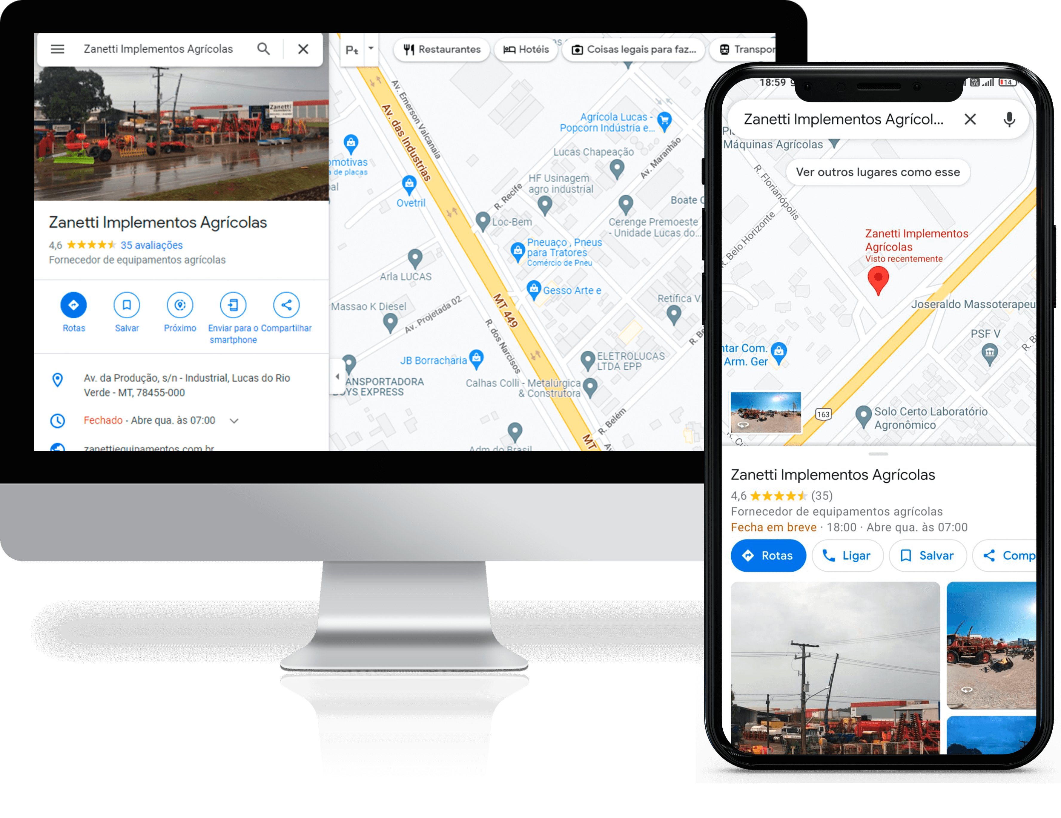 Sua empresa no Google